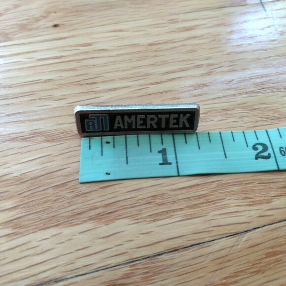 Vintage AMERTEK Lapel Hat Pin Enamel Fire Truck Airport Military Collectible - Picture 11 of 11